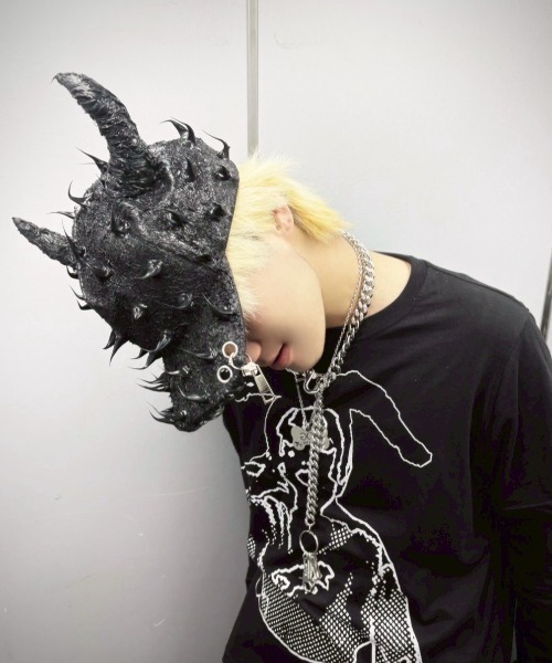 【UNIZ】Demon Venom Cap / 【ユニズ】ツノ付きデニムキャップ UNIZ キャップ 帽子 「UNIZ」Demon Venom Cap / 「ユニズ」ツノ付き