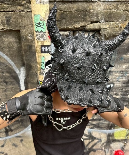 UNIZ キャップ 帽子 「UNIZ」Demon Venom Cap / 「ユニズ」ツノ付き