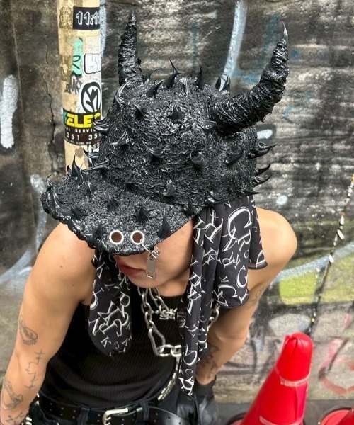 UNIZ キャップ 帽子 「UNIZ」Demon Venom Cap / 「ユニズ」ツノ付き