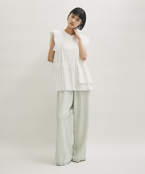 期間限定SALE 新品 アダムエロペ　ライトデニムイージーパンツ　36 ADAM ET ROPE'｜ライトデニムイージーパンツ | Rakuten Fashion