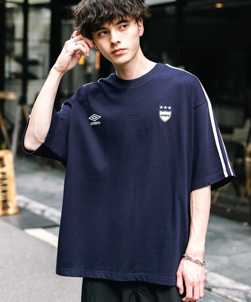 umbro tシャツ UMBRO アンブロ 別注コラボ オーバーサイズサイド