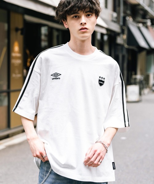 セール】【umbro】別注切替半袖Tシャツ（Tシャツ/カットソー