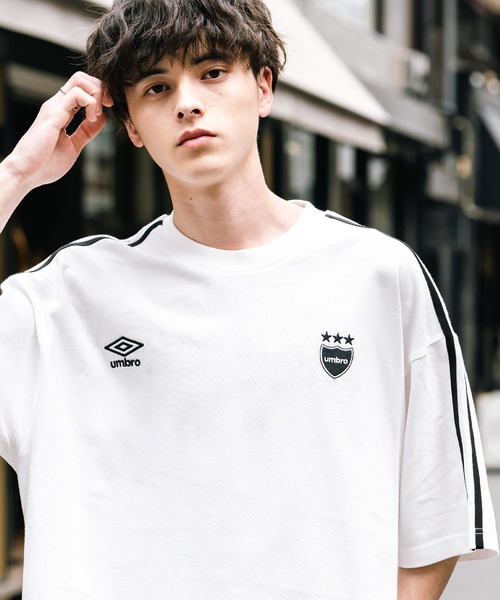 umbro tシャツ UMBRO アンブロ 別注コラボ オーバーサイズサイド