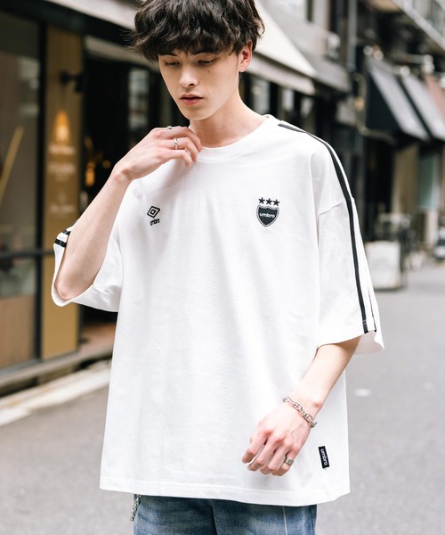 umbro tシャツ UMBRO アンブロ 別注コラボ オーバーサイズサイド