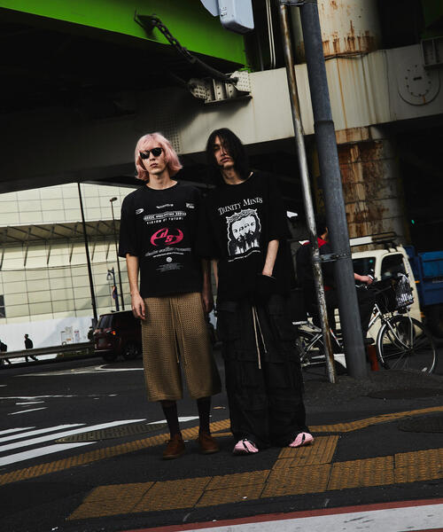 大人気【DankeSchon/ダンケシェーン】POWDER RACE PINK Tシャツ DANKE SCHON tシャツ DankeSchon/ダンケシェーン/POWDER RACE