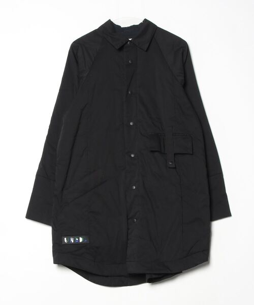 UN3D. ブラック ロングコート 36 UN3D.（アンスリード） コート 36 ブラック レディース : ZOZOTOWN