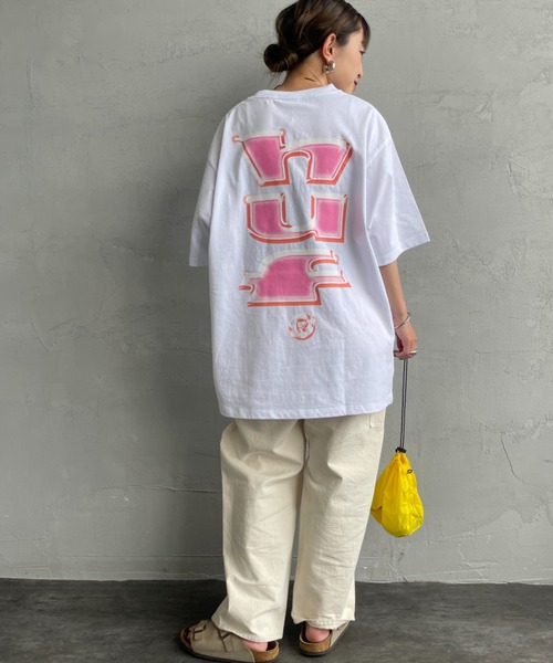 HUF ハフ ジュエリー ロングスリーブ バックプリント Tシャツ HUF/ハフ] EUPHORIC UNITY バックプリント ショートスリーブT