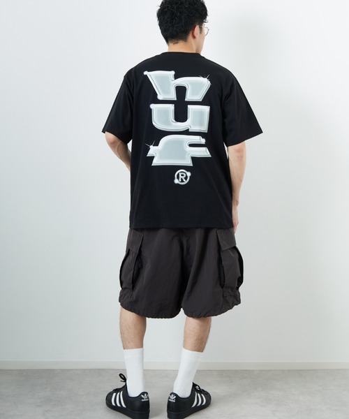 HUF tシャツ 「HUF/ハフ」 MEGACHROME バックプリント ショート