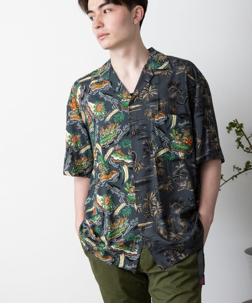 ブラウス シャツ TWO PALMS/トゥーパームス S/S Hawaiian Shirt / CRAZY Golden Vintage/Friend