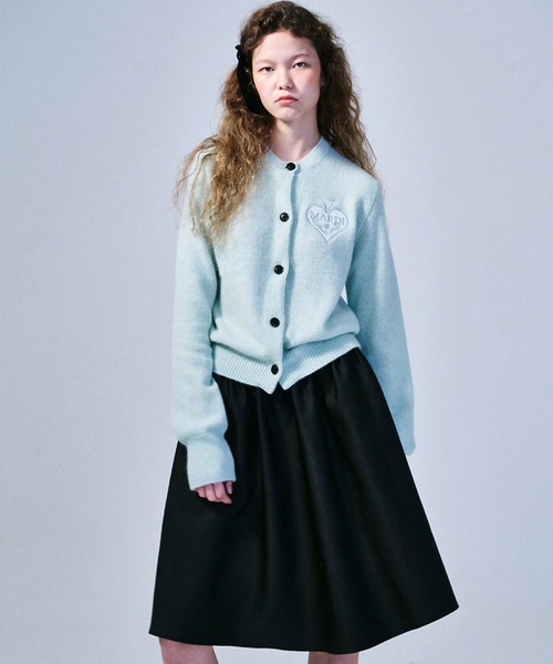 新品未使用　MardiMercredi マルディ　カーディガン　ニット Mardi Mercredi（マルディメクルディ） カーディガン RACCOON BLENDED