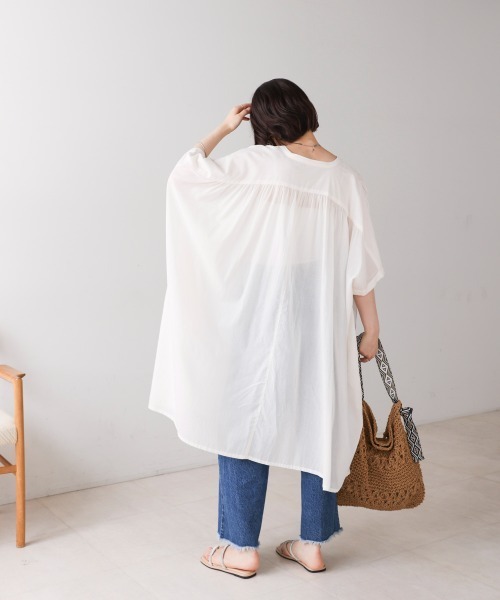 チュニック♡ Bou Jeloud チュニック ボイルワイドチュニック : ZOZOTOWN