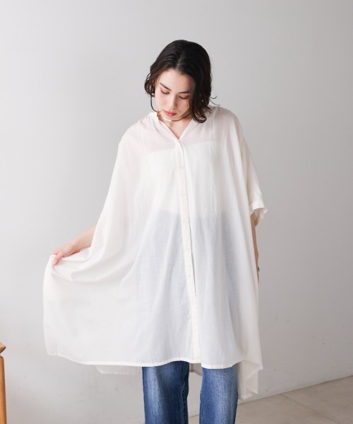 チュニック♡ Bou Jeloud チュニック ボイルワイドチュニック : ZOZOTOWN