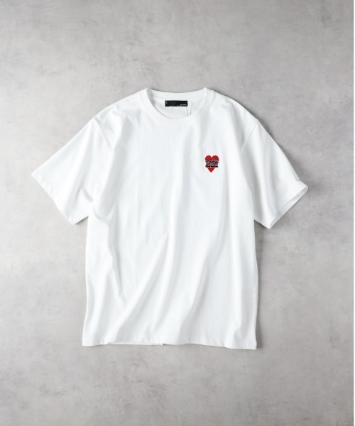 ブラウス シャツ Tattoo Heart-print Cotton-poplin Shirt / ハートプリント コットンシャツ レディース メンズ セール】Tattoo Heart-print Cotton-poplin Shirt / ハート