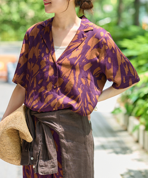 ブラウス シャツ 「BILA77/ヴィーラセブンティセブン」REVELLO TOP：シャツ レディース