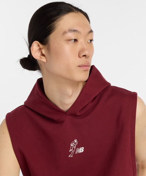 New Balance パーカー 大谷翔平 スリーブレスフーディ メンズ