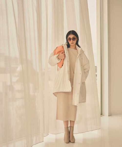 「NATURAL BEAUTY BASIC」 ブルゾン MEDIUM オフホワイト レディース_画像3