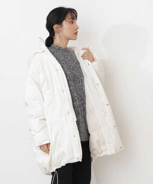 「NATURAL BEAUTY BASIC」 ブルゾン MEDIUM オフホワイト レディース_画像5