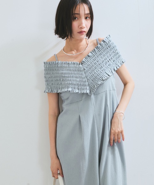 マイラン　オフショルダー　オールインワン セール】OFF SHOULDER ALL IN ONE/オフショルダーオールインワン