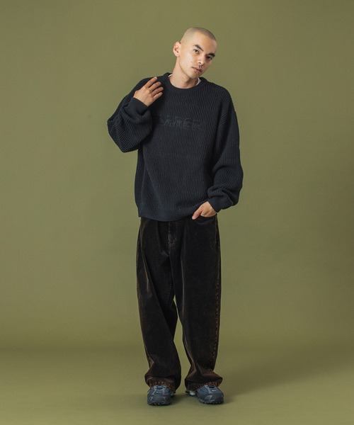 XLARGE（エクストラ ラージ） セーター ニット DEFORMED CABLE