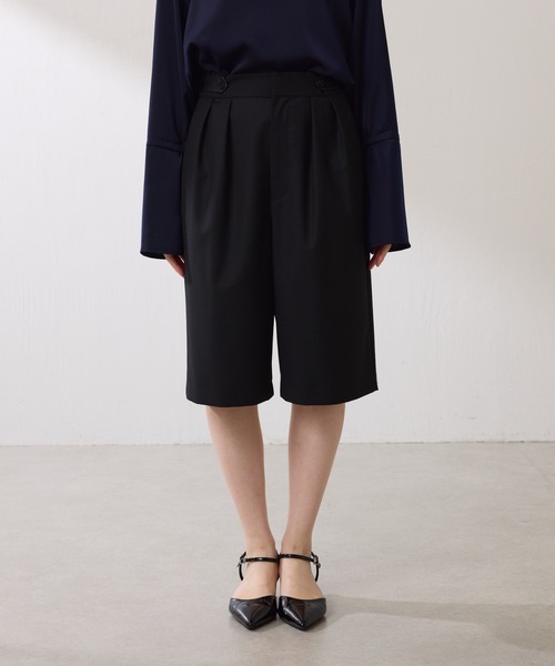 COLLAGE GALLARDAGALANTE パンツ 2タックハーフパンツ