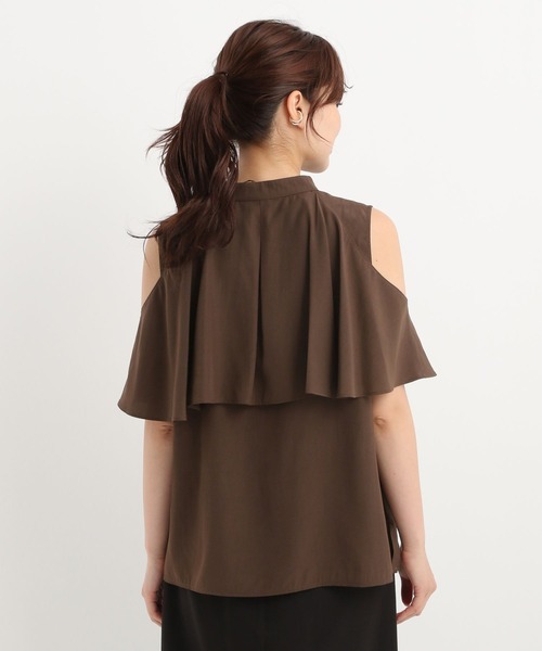 Andemiu ブラウス シャツ 2WAYスリットブラウス577729