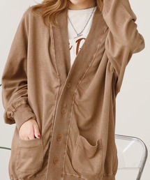 REMI RELIEF（レミ レリーフ） カーディガン ノンストレス綿麻プレー