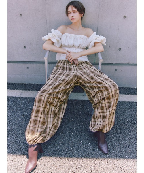 SNIDEL（スナイデル） パンツ ワイドデザインパンツ レディース