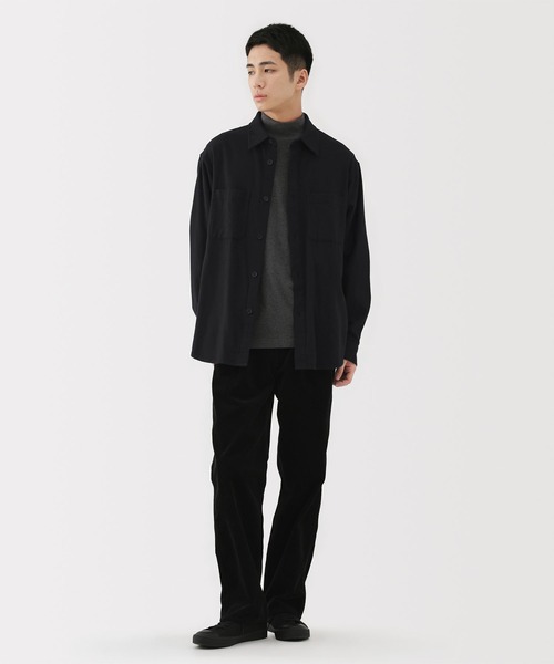 無印良品（MUJI） コート ジャケット 紳士 両面起毛フランネルシャツ