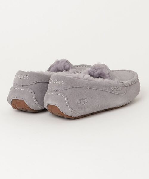 「UGG」 モカシンシューズ 23cm パープル レディース_画像3