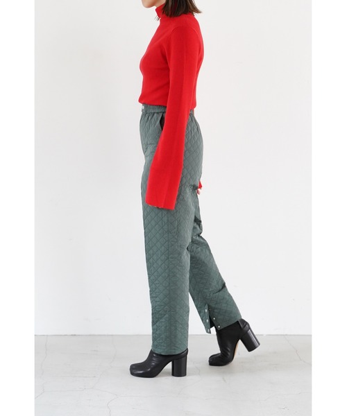 「LA PEAU DE GEM」 タートルネックニット FREE レッド レディース_画像4