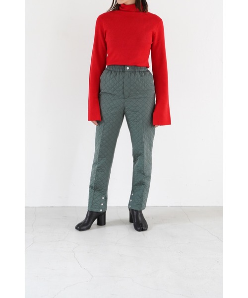 「LA PEAU DE GEM」 タートルネックニット FREE レッド レディース_画像9