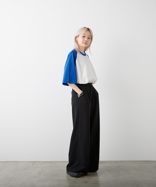 「WHIMSIC」 半袖Tシャツ FREE ホワイト系その他 メンズ_画像2