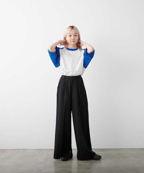 「WHIMSIC」 半袖Tシャツ FREE ホワイト系その他 メンズ_画像4