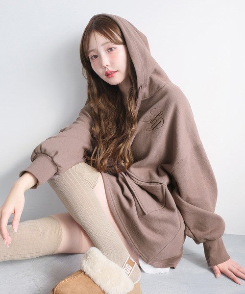GIRLISH St.cecilia ビッグシルエットパーカー St.cecilia – GIRLISH