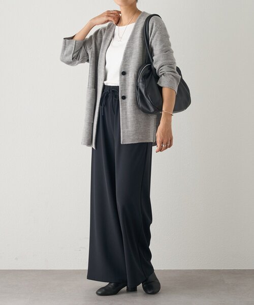 BEARDSLEY（ビアズリー） パンツ ニットツイルドロストパンツ