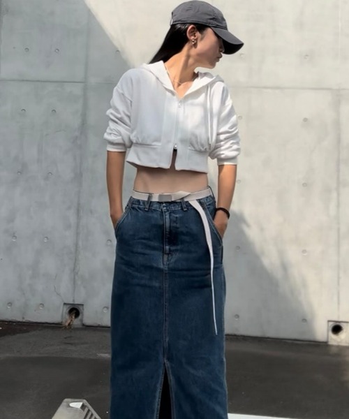 Belle Cie（ベルシー） パーカー 抜け感×上品さの絶妙 ショート丈