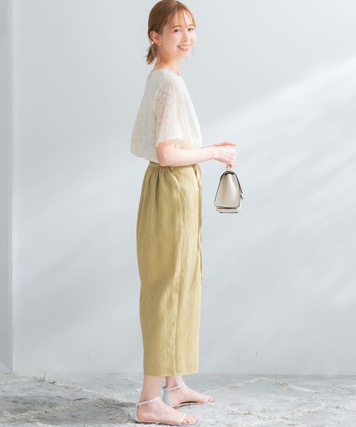 「URBAN RESEARCH ROSSO」 半袖ブラウス FREE ブラック レディース_画像8