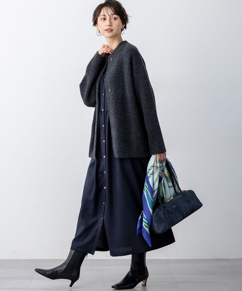 23区（ニジュウサンク） カーディガン 「見上愛さん着用」ラクーン