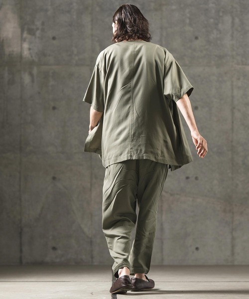 「GLIMCLAP」 半袖シャツ M ブルー系その他 メンズ_画像3