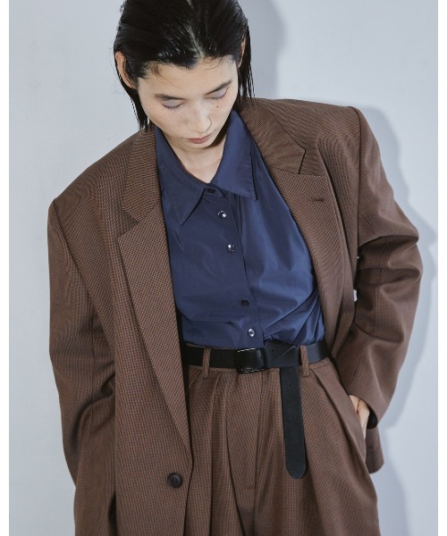 TODAYFUL / 長袖シャツ/FREE/ポリエステル/CRM/12020413 TODAYFUL 「TODAYFUL」 長袖シャツ FREE インディゴブルー レディース