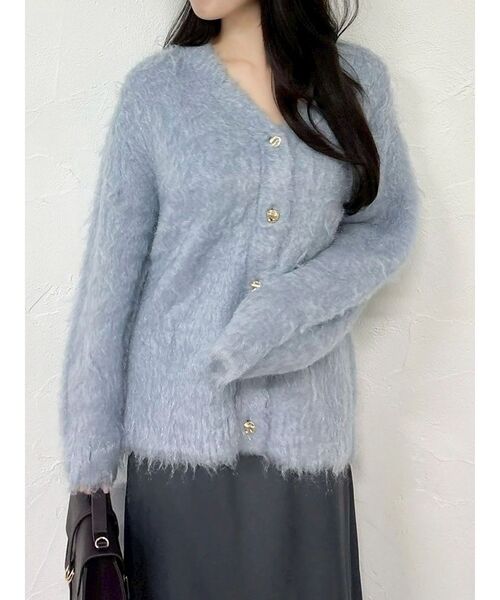カーディガン SLY.dazzlin.TWN 3 SLY | FRONT BUTTON KNIT カーディガン (カーディガン ) |SHEL'TTER