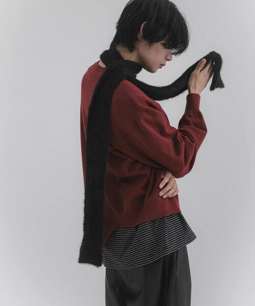 SENSE OF PLACE by URBAN RESEARCH セーター ニット アシメクルー