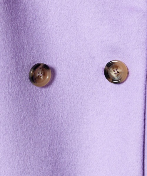 「LAYMEE」 チェスターコート FREE ラベンダー レディース_画像4