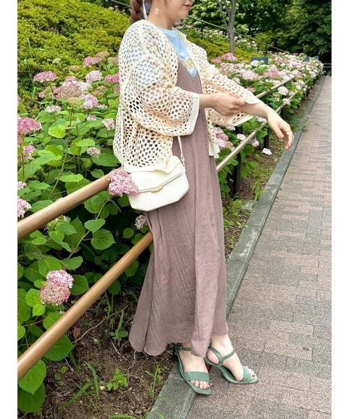 Samansa Mos2（サマンサモスモス） キャミソールワンピース F モカ