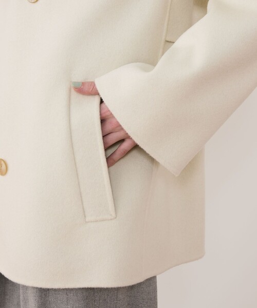 GALERIE VIE（ギャルリー ヴィー） ノーカラーコート コート ダブル