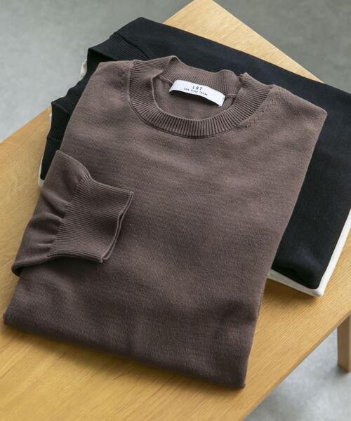 【MD.GRAY】<H>ハイゲージコットン シャーリングプルオーバー Acne Studios - ハイネックスウェットシャツ - グレーメランジ
