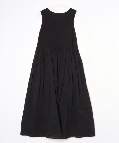 「conges payes ADIEU TRISTESSE」 ノースリーブワンピース FREE ブラック レディース_画像2