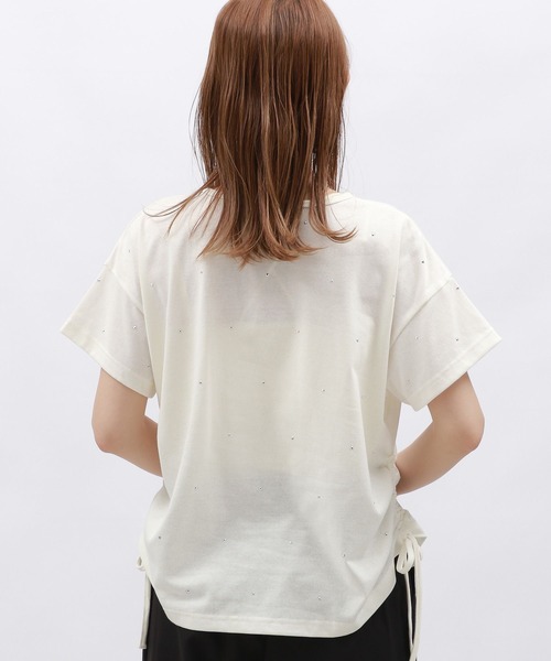 「LAKOLE」 半袖カットソー MEDIUM チャコール レディース_画像7