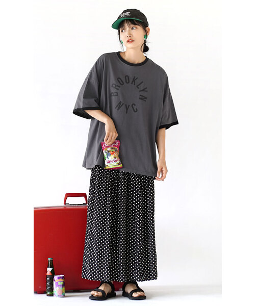 「e-zakkamania stores」 ロングスカート フリー ブラック レディース_画像3