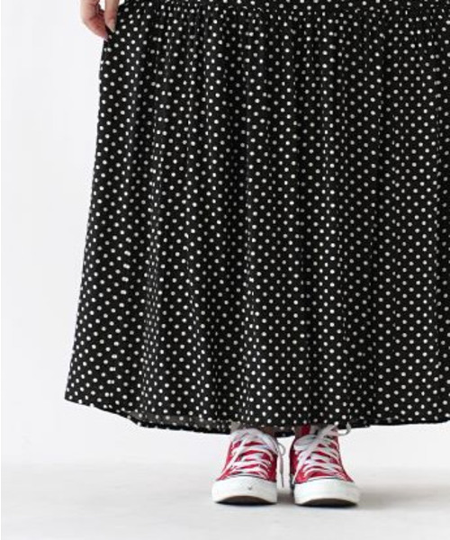 「e-zakkamania stores」 ロングスカート フリー ブラック レディース_画像9